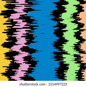 Graphic line pattern vibrant colors print for background wallpaper, home decor, packaging, wrapping, fabric, Fashion.