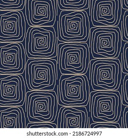 graphic linear drawing mesh spiral diagonal vector seamless pattern modern stylish texture abstract grid background