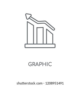 Graphic linear icon. Graphic concept stroke symbol design. Thin graphic elements vector illustration, outline pattern on a white background, eps 10.