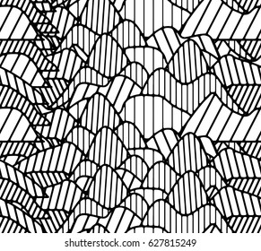 Graphic linear pattern