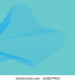 Graphic lines that show softness and look comfortable and have a space to write a message.