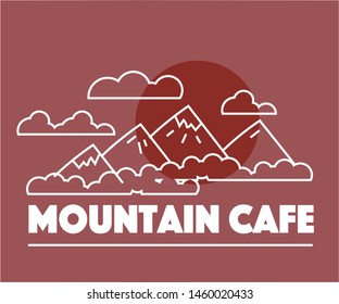 Graphic logo for the cafe