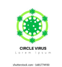 graphic and logo illustration template of corona virus in wuhan,corona virus infection. 2019-nvoc virus.virus infections prevention methods info graphic, symbol & how to prevent.