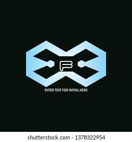 graphic logo initial f
