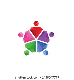 graphic logo vector diamond lover people community