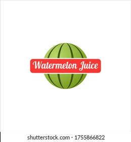 GRAPHIC LOGO VECTOR WATERMELON JUICE FRESH HEALTH