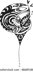 Graphic lollipop