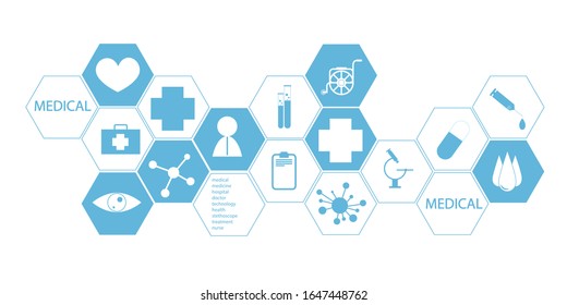Graphic medical symbol vector. EPS.file