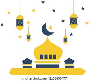 Graphic of mesque ramdan kareem perfect for eid ramadan,logo ramadan,etc.