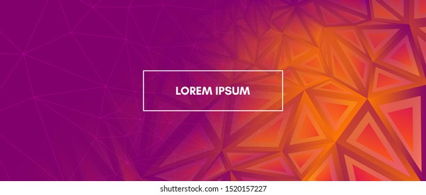 Graphic Minimal Poster. 3d Modern Polygonal Pattern. Red Geometry Texture. Landing Page. Vector Minimal Concept. Vibrant Polygon Background. Red Geometric Shapes. Landing Page. Red Minimal Design.