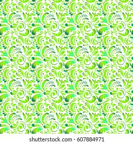 Graphic modern pattern. Abstract pattern in Arabian style. Multicolor texture. Seamless vector background.