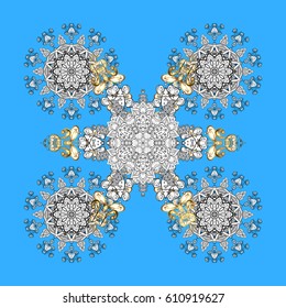 Graphic modern pattern. Seamless pattern floral pattern. Seamless vector background with white doodles. Wallpaper baroque, damask.