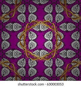 Graphic modern pattern. Seamless pattern floral pattern. Seamless vector background with white doodles. Wallpaper baroque, damask.