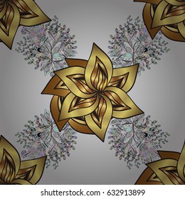 Graphic modern pattern. Seamless pattern floral pattern. Seamless vector background with dim doodles. Wallpaper baroque, damask.
