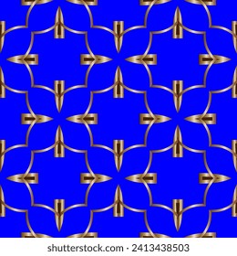 Graphic modern pattern. Simple lattice graphic design. abstract background with squares . Geometry gold grid texture. Pattern for commercials.