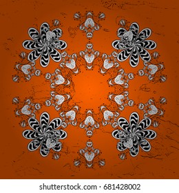 Graphic modern pattern. Wallpaper baroque, damask. Pattern floral pattern. Vector background.
