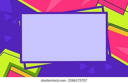Graphic Modern Poster Design Background