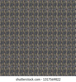 Graphic modern seamless pattern on gray and brown colors. Wallpaper baroque, damask. Seamless vector background. Seamless floral pattern.