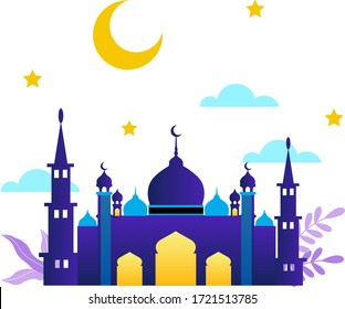 graphic the mosque cute and good looking special ramadan