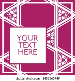 graphic nouveau fretwork pattern design