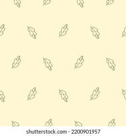 Graphic oak leaves on a pattern. Pattern for fabric, textile, wallpaper, wrapping paper, scrapbooking.

