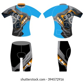 Graphic on sports t-shirt vector design on a white background