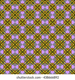 graphic ornament made geometric shapes, different colouring,shapes and sizes