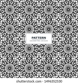 Graphic ornament. Vector pattern. Abstract geometric , abstract background.Laser cut pattern template
