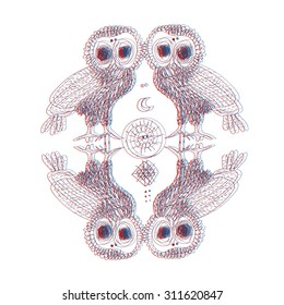 graphic owls 