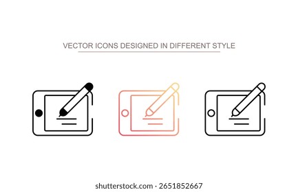 Diseño gráfico del icono del cojín con el fondo blanco