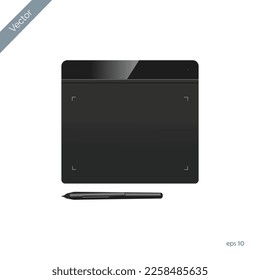 graphic pad vector image icon illustration