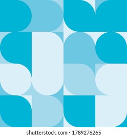 Patrón gráfico con formas geométricas abstractas. Patrón colorido para los carteles, papel pintado, cubiertas, tarjetas de estilo minimalista. Ilustración del vector