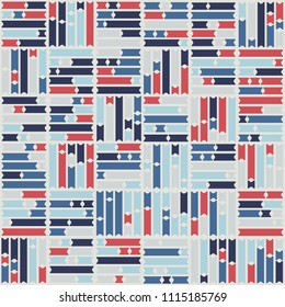 Graphic pattern of abstract shapes. Modern tile, packing, wallpaper