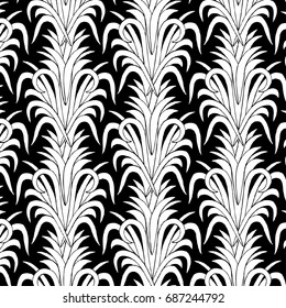 graphic pattern abstract vector background. Modern stylish texture. black and white.