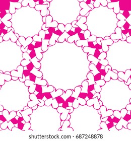 graphic pattern abstract vector background. Modern stylish texture. pink and white.