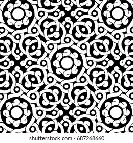 graphic pattern abstract vector background. Modern stylish texture. black and white.