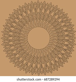 graphic pattern abstract vector background. Modern stylish texture. black and brown.