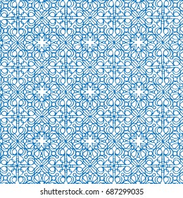 graphic pattern abstract vector background. Modern stylish texture. blue and white.