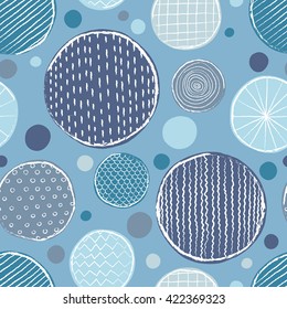 Graphic pattern with circles