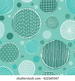 Graphic pattern with circles