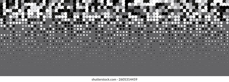 Graphic Pattern. Color Circles On Memphis Layout. Dynamic Frame For Annual Invitation. Grey Line Flyer. Minimalist Black Background. Geometric Greyscale Poster. Trendy Graphic Pattern