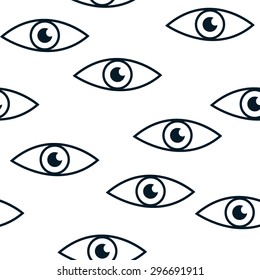 Similar Images, Stock Photos & Vectors of white eyes pattern