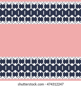 Graphic pattern. Geometric simple print. Vector repeating texture.