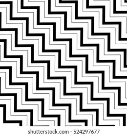 Graphic pattern made of black and white lines