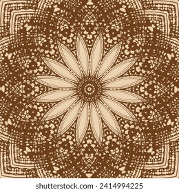 Graphic pattern from sketch elements. Design for a cover, decorative panel or other creative project. Version No. 5. Vector illustration