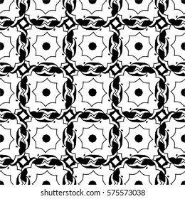 Graphic patterns on a white background. Adult Coloring pages.