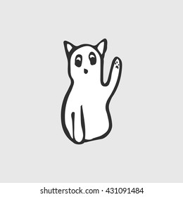 Graphic picture of a kitten