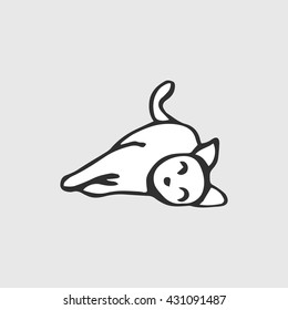 Graphic picture of a kitten
