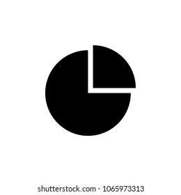 graphic pie icon. Element of simple icon for websites, web design, mobile app, info graphics. Signs and symbols collection icon for design and development on white background