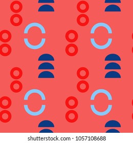 Graphic pop up figure seamless pattern. Suitable for screen, print and other media.